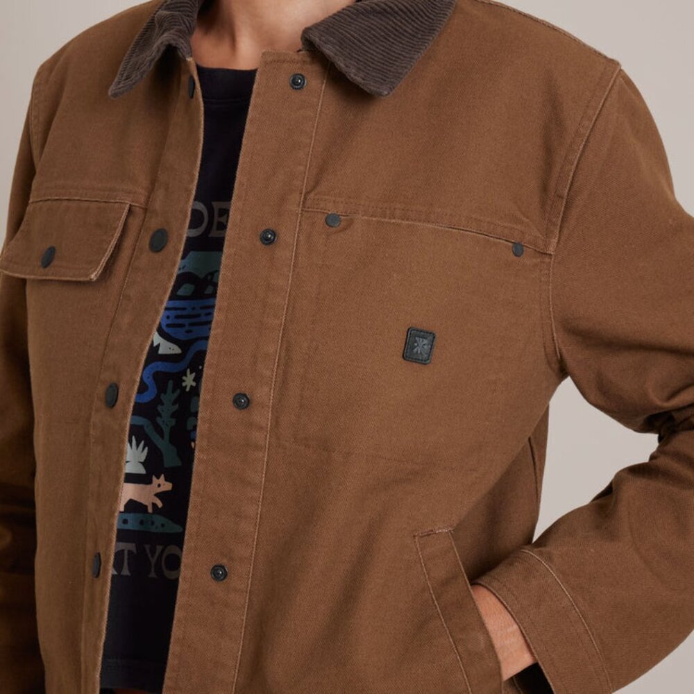 New Womens sz M Roark Open Roads Canvas Jacket outdoors fashion button up - Picture 5 of 7